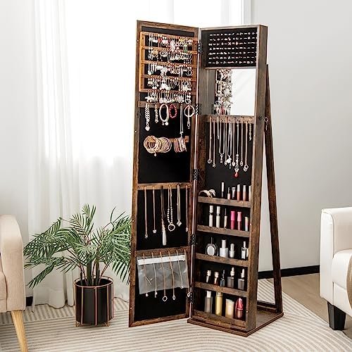 خزانة مجوهرات مع مرآة كاملة ال - مراجعة Full Length Mirror Jewelry Armoire وسعره