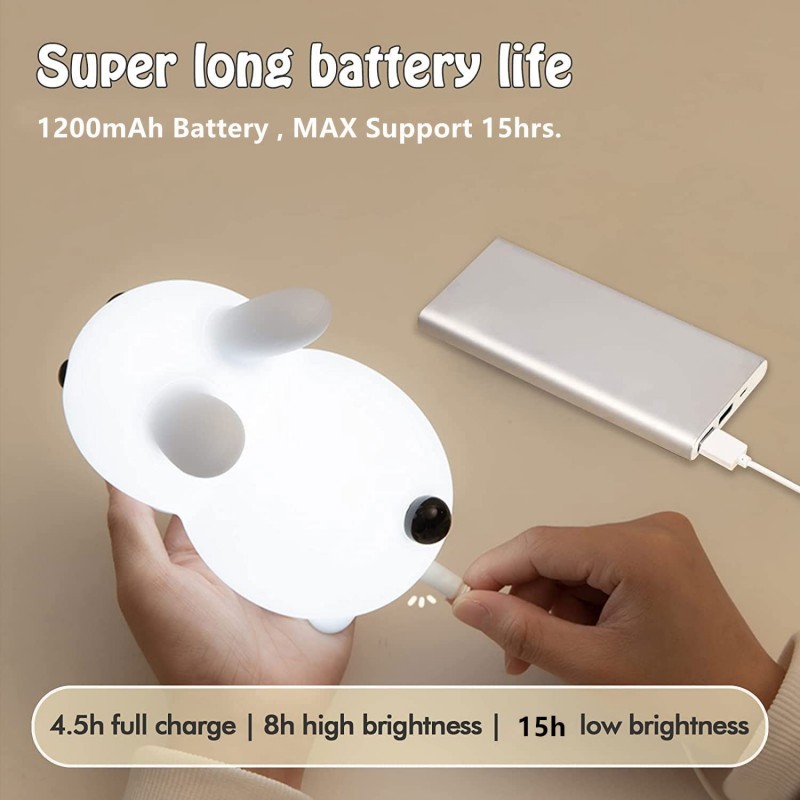 LED أرنب ضوء الليل التحكم عن ب - مراجعة Floating Nightstand With Led Light وسعره
